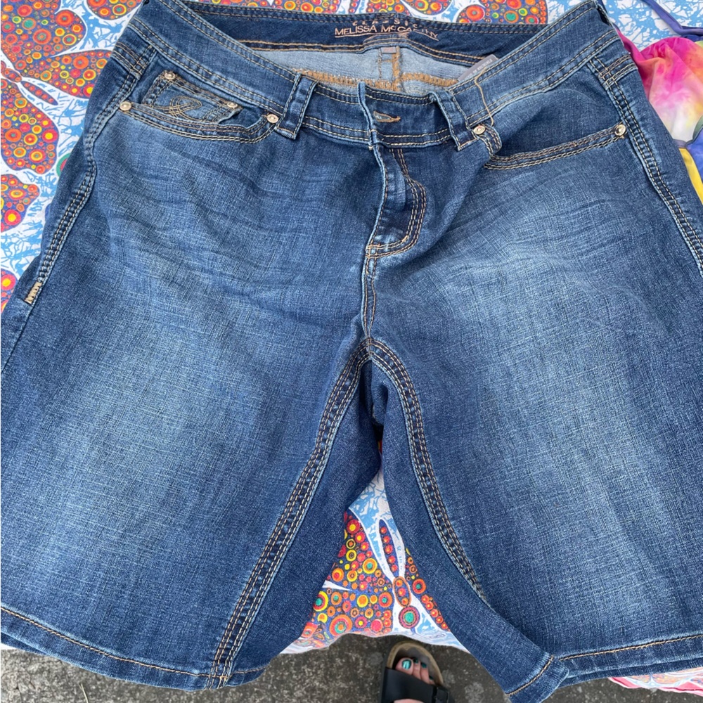 Denim shorts